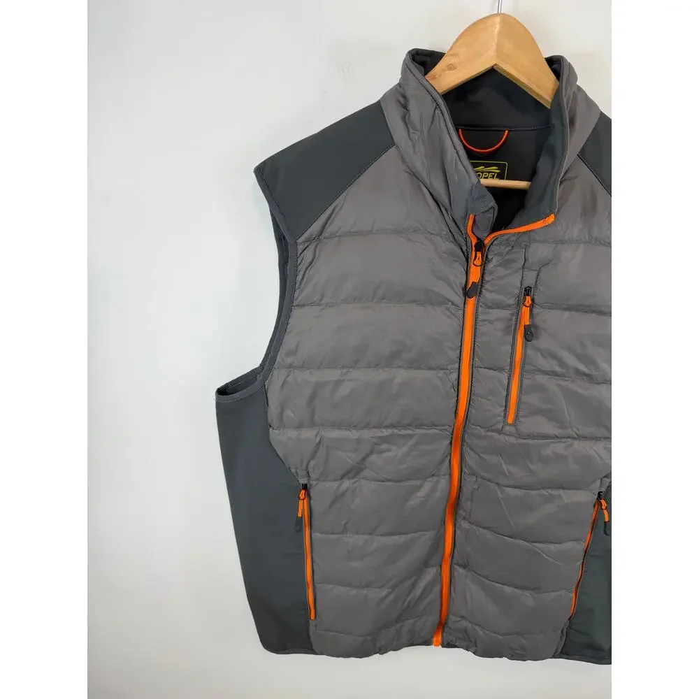 Propel Bass Engineered Hybrid Down Puffer Vest Grey Size XL Outdoors GH Bass - Picture 12 of 12